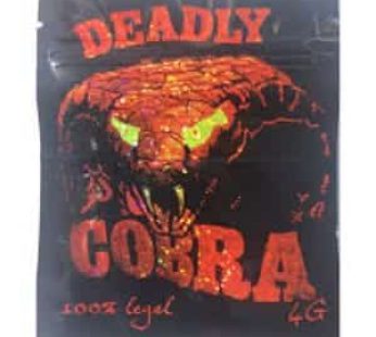 4 Packs Deadly Cobra Herbal Incense 4g